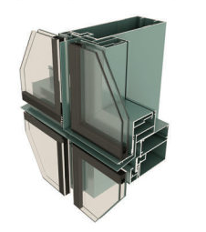 185系列隱框、半隱框幕墻